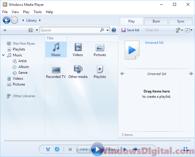 Windows Media Player 12 64 Bit