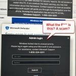 Windows locked due to unusual activity Windows 11 Scam