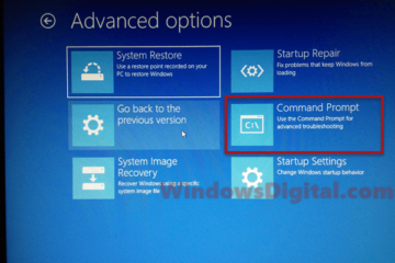 Windows rollback loop command prompt