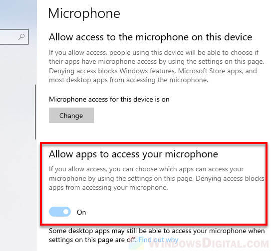 Wizard Could Not Start Microphone Windows 10