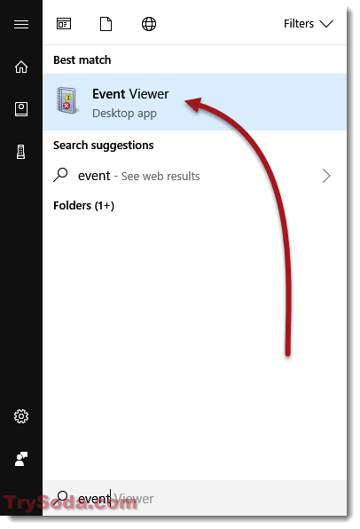 Open event viewer