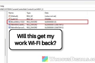 Work or School Wi-Fi Not Connecting After KB5127648 on Windows 11