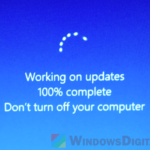 Working on Updates 100% Complete Stuck Windows 10