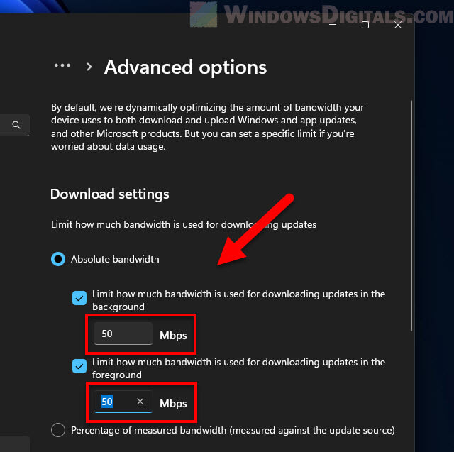 Xbox app limit download speed in Windows 11 10