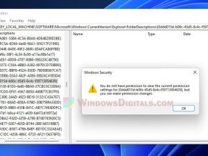 Windows Registry Key "Access is Denied" Error