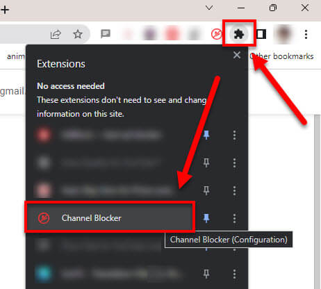 YouTube Channel Blocker Chrome
