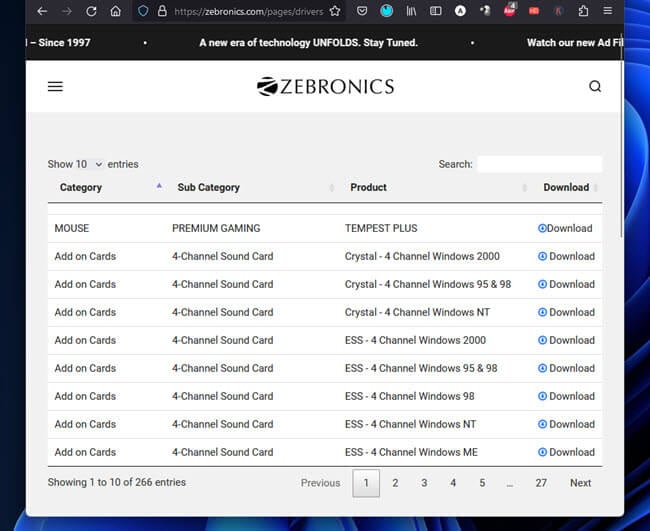 Zebronics Driver Download Official Site