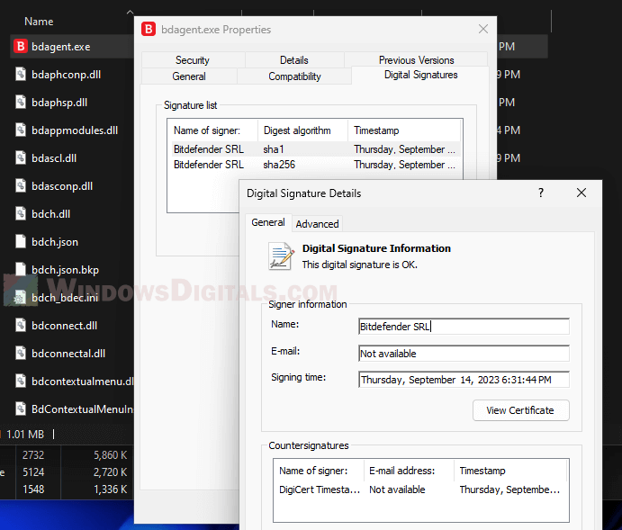 bdagent.exe bdredline.exe bdservicehost.exe safe or virus