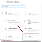 disable timeline in windows 10 privacy setting