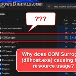 dllhost.exe COM Surrogate High CPU Memory Usage