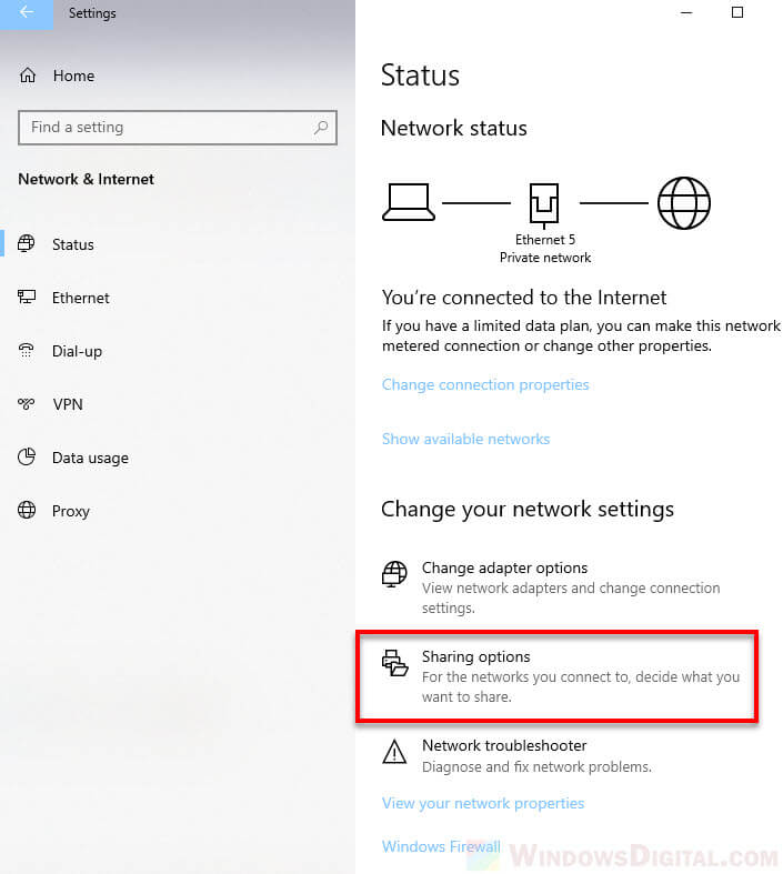 how to disable network discovery windows 10