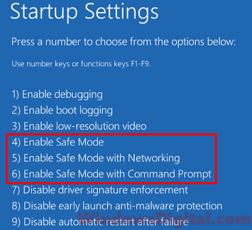 how to enter safe mode with command prompt