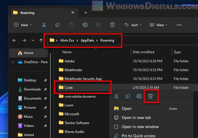 how to uninstall vscode and all extensions