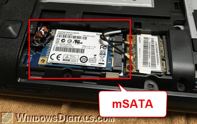 mSATA SSD Connector