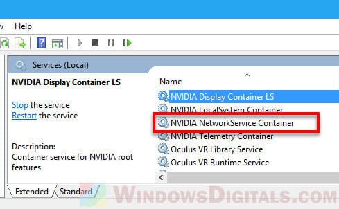 nvidia web helper service disable