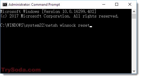 reset winsock ERR_CONNECTION_RESET