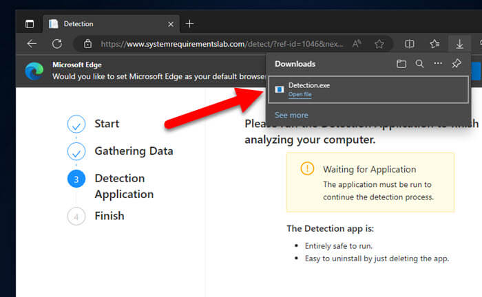 SystemRequirementsLab detection.exe download