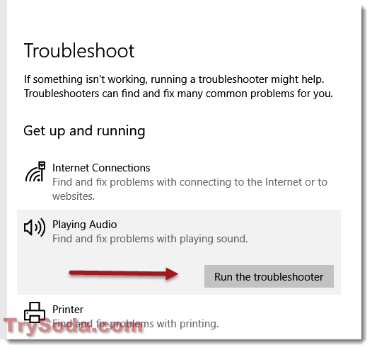 Troubleshoot no sound problem in Windows 10/11