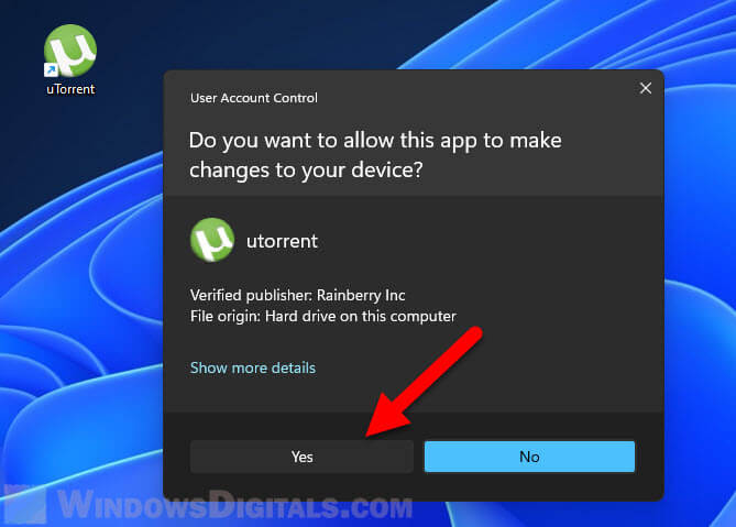 uTorrent won't open in Windows 11