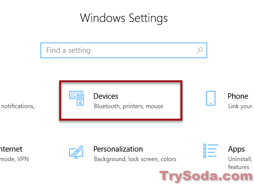windows settings device hardware keyboard